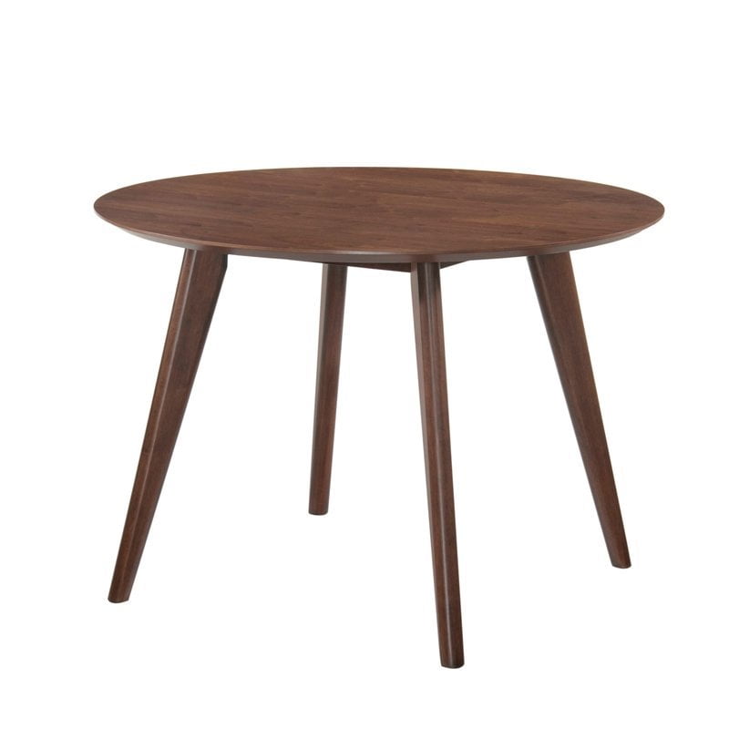 Allora MidCentury Modern Dining Table in Walnut Brown