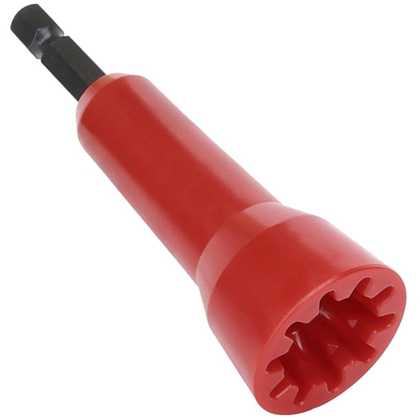 Destornillador Tuercas Alambre Herramienta Bobinado Alambre Conector Rotación Zócalo Bobinado Alambre (rojo)