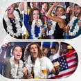 thumbnail image 4 of Leis LED hawaianos Garland Sherr, 48 unidades, con iluminación blanca, 4 of 7