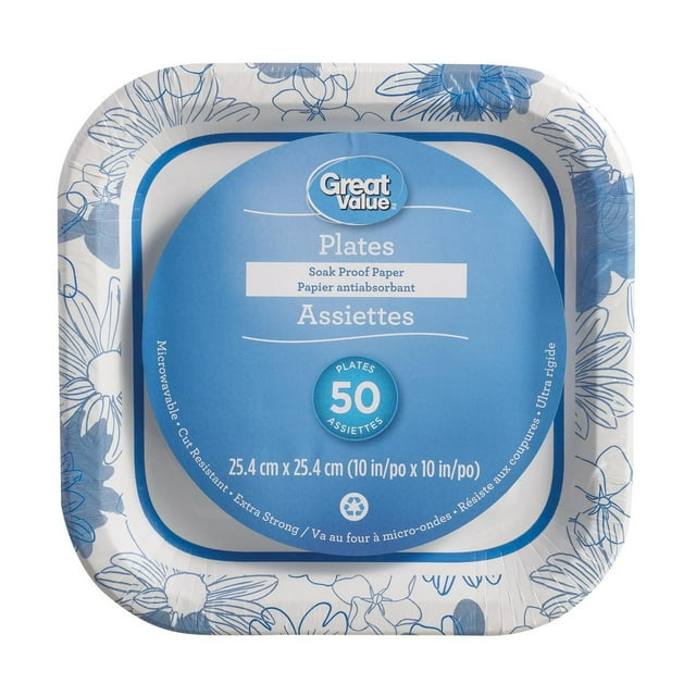 Great Value Soak Proof Paper Plates