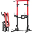 thumbnail image 1 of Adjustable Height Pull Up and Dip Station. Power Tower Strength Training for Home Gym,, 1 of 9