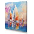 thumbnail image 2 of Designart "Sailboat modern Winds III" Nautical & Beach Canvas Art Print, 2 of 5