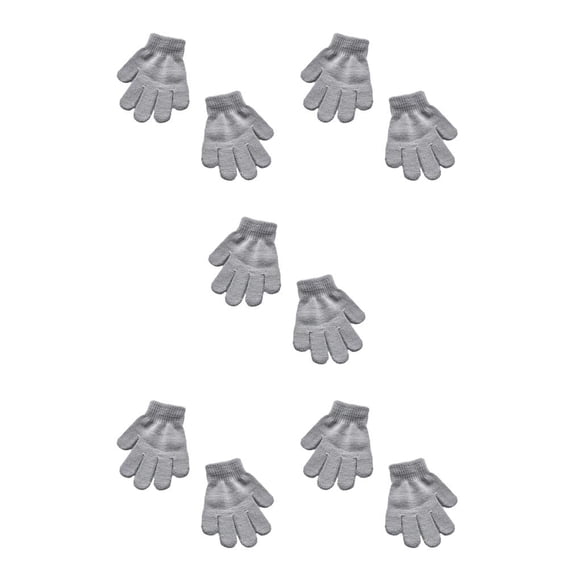 Guantes para niños Sonducket 1 par calentadores de manos gris claro 5Conjunto