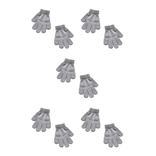 Guantes para niños Sonducket 1 par calentadores de manos gris claro 5Conjunto