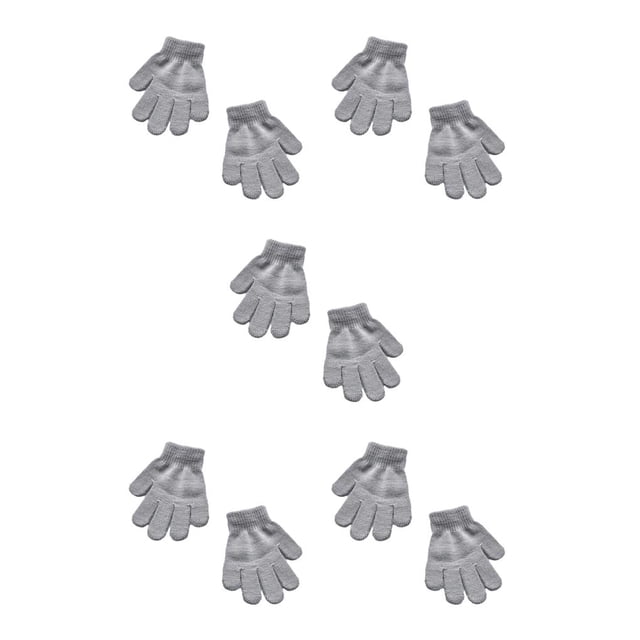Guantes para niños Sonducket 1 par calentadores de manos gris claro 5Conjunto