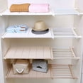 thumbnail image 1 of EcoNesxp Bibl Fashionable Versatile Expandable Shelves Cabinet Organizer Closet Storage Cabinet Racks for Kitchen Under Sink Organizer Shoe Rack White Drying Rack Adjustable Storage Rack, 1 of 5
