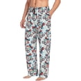 thumbnail image 6 of Salouo Disco Ball Cherry With Bow Print Pajama Pants for Men, Lounge Pants Elastic Waistband Casual Men's sleepwear Loungewear Sleep Pajama Pant -X-Large, 6 of 7