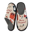 thumbnail image 2 of IAUYY Memory Foam House Slippers Suitable for Both Men and Women. Comfortable, Anti-Slip Plush Flat-Bottomed Slippers The Best Holiday Gift A Penguin and A Rabbit, 2 of 9