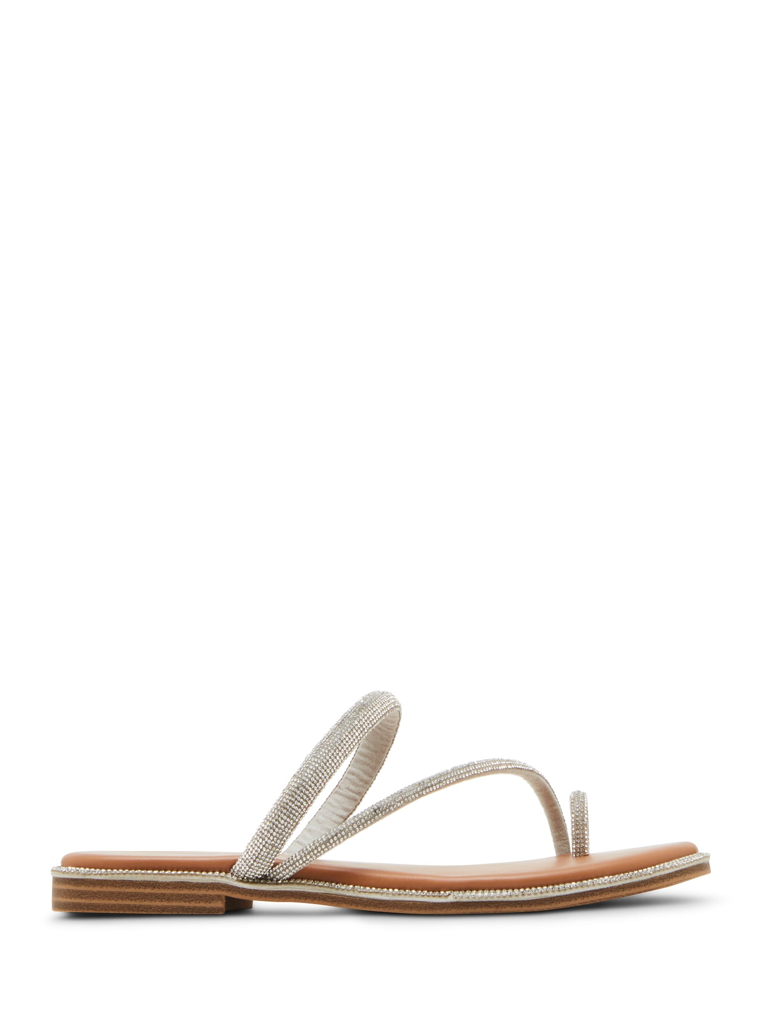 Madden Girl Women's Spotlight-B Toe Loop Slip On Bling Sandal