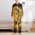 thumbnail image 2 of Goosebumps Hooded Union Suit One Piece Pajama Outfit PJs Sleepwear, 2 of 7