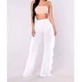thumbnail image 1 of Gupgi Women Long See Through Sheer Mesh Loose Beach  Bikini Bottom Cover Up, 1 of 4