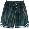 thumbnail image 3 of Men's Basketball Shorts Breathable Loose Training Shorts with Pockets 3XL Green, 3 of 3