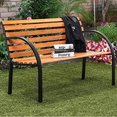 thumbnail image 5 of Furniture of America IDF-OB1805 Banc de Patio Extérieur Résistant aux Intempéries Dumas, 5 of 5