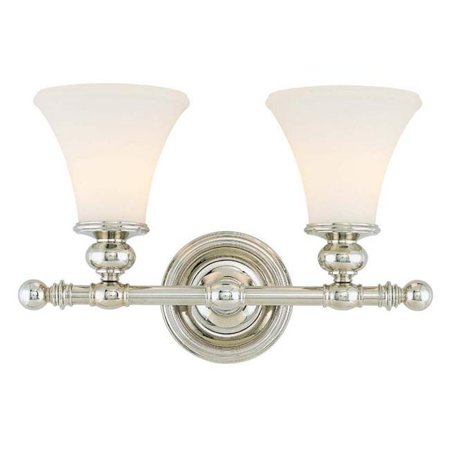 

Hudson Valley Lighting 4502-PN Weston 2-Light Bath and Vanity in Polished Nickel