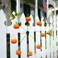 thumbnail image 4 of Bird Feeder Halloween Rotating Pumpkin Head Decor, Metal Wild Birdfeeders for Outside Garden, Spooky Holiday Yard Art Decoration, Hanging Feeder Bird Feeder #304B, 4 of 6