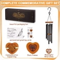 thumbnail image 4 of topjuju 29 Inch Memorial Wind Chimes Outdoor, Personalized Sympathy Gifts for Loss of Loved One, Sympathy Wind Chimes with Optional Frame, Memorial Gifts for Loss of Mom Father Brother Sister, 4 of 6