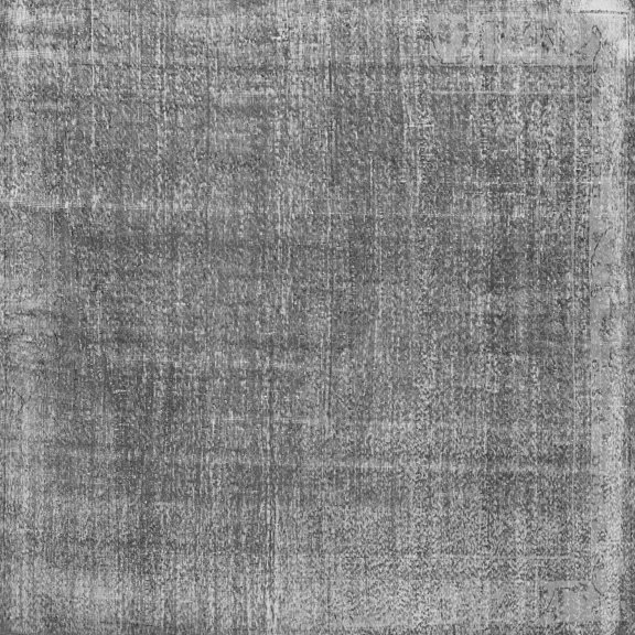 Ahgly Company Indoor Square Persian Gray Traditional Area Rugs, 4' Square