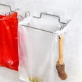 thumbnail image 6 of No-Drill Kitchen Garbage Bag Holder with Adhesive Hooks, Wall-Mounted Plastic Bag Storage Rack for Cabinet Door, Includes Disposable Bags C#372 A, 6 of 7