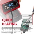 thumbnail image 6 of Cordless Soldering Iron Station for Mil*wau*kee 18V Battery, Temperature Adjustable, Auto Sleep & Low Voltage Protection,°C/ºF Conversion, OLED Digital Display, Lead-Free Solder (Tool Only), 6 of 8