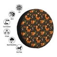 thumbnail image 4 of Goofa Festive Squirrels Dark Forest Pattern Universal Tire Cover for Jeep, SUV, Truck, and Trailer – Waterproof, UV-Resistant,Easy to Install, Fits 14"-17" Tires-16 inch, 4 of 6