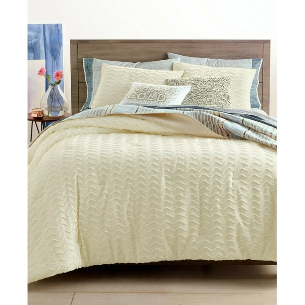 Whim Martha Stewart Cotton Chevron Chenille 2 Pc Comforter Set Twin Twinxl Ivory Com Pc Comforter Set Twin Twinxl Ivory, Chevron Bedding Twin Xl