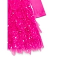 thumbnail image 7 of Dreaming of Lucy Toddler Girls Velvet Glitter Tutu Dress with Long Sleeves, Sizes 12M-5T, 7 of 7