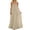 Beige, variant on Backless Cami Dresses for Women Sleeveless Cami Lounge Dress Party House Dress Long Tiered Maxi Dress Pockets Fashion Clothing,Dark Green,M