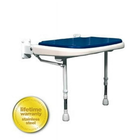 ARC Inc 04110P 4000 Series Shower Seat Wide Padded - Blue - 23 Inch W