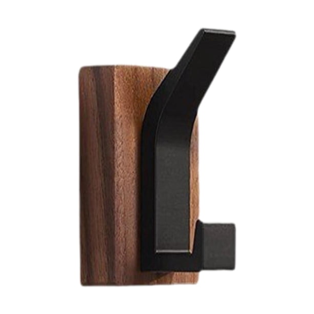 Gancho de pared para abrigos Gancho de pared para abrigos Soporte de almacenamiento Gancho de madera para ropa Percha de pared de madera para Gancho simple