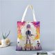 thumbnail image 2 of Jentry Chau vs. The Underworld Bolso de tela con estampado de lienzo para mujer, bolsa de compras reutilizable y estética, con cremallera interior, regalo para mujer,38*45cm., 2 of 6