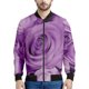 thumbnail image 3 of Chaqueta con cremallera y estampado de flores de rosas para hombre, abrigo con estampado floral en 3D de plantas, chaquetas informales de gran tamaño, ropa de calle, mangas largas, 3 of 5