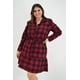 thumbnail image 1 of Vestido de cuadros Roman Fashion Rojo 40, 1 of 7