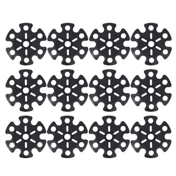 TABLETREANDS 12Ud Protector Para Bastones De Senderismo Negro Accesorio Antideslizante Para Trekking