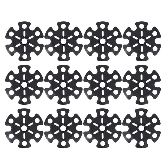 TABLETREANDS 12Ud Protector Para Bastones De Senderismo Negro Accesorio Antideslizante Para Trekking
