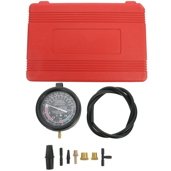 KAKOWELY 1 Set Vacuum Pressure Gauge Car Maintenance Instrument Repairing Vacuum Gauge,3.94X"X3.94"X1.46"