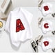 thumbnail image 2 of Vestido de verano de moda 2024, camiseta de algodón con cuello redondo, ropa para niña y niño, disfraz de dibujos animados Kawaii de Spider-Man con letras AZ, camiseta de moda, 2 of 5