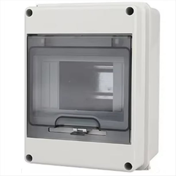 Caja de Conexiones Eléctricas HT, Impermeable IP65, para Exteriores, con Cubierta Transparente, para Interruptores y Cableado, HT5