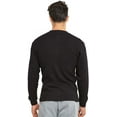thumbnail image 4 of Men's Classic Waffle-Knit Heavy Thermal Top S, Black, 4 of 4