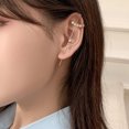 thumbnail image 3 of Women Ear Climber Lightning Crystal Snowflake Ear Wrap Crawler Leaf Ear Crawler, 3 of 10