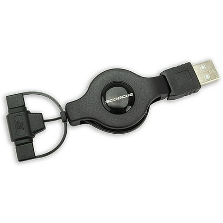 Scosche sleekSYNC Retractable Micro/Mini USB Cable