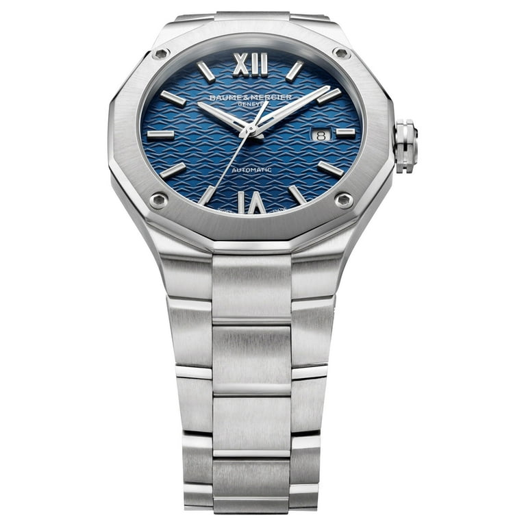Baume & Mercier Riviera Automatic Stainless Steel Blue Dial Date 