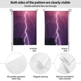 thumbnail image 2 of Wukai Thunderstorm Violet Purple Garden Flags Double Sided Welcome Garden Yard House Flags Outside Outdoor House (Only Flag), 2 of 8