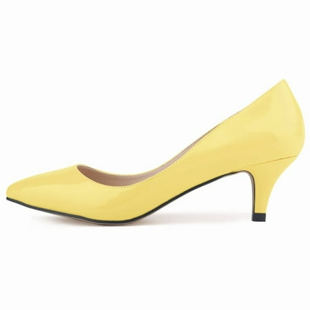 Women s Closed Pointed Toe Low Heels Slingback Pumps Kitten Heels Stylish Black Wedding Party Prom Dress Shoes