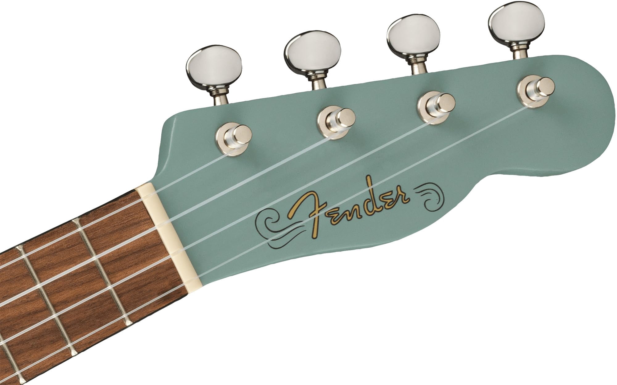 Fender Venice Soprano Ukulele - Sonic Gray Bundle with Gig Bag, Tuner, and Austin Bazaar Instructional Video
