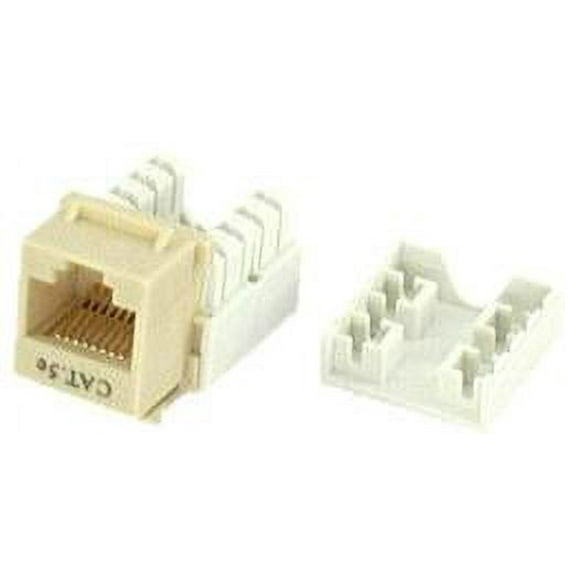IEC RJ4508F-MT-IVL5 RJ4508 Female Keystone Connector Ivory Category 5e