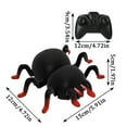 thumbnail image 2 of Remote Control Tarantula Indoor Toys, Rechargeable Climbing Spider With Realistic Motion, Interactive Creepy-Crawly Toy For Boys Girls Ages 3+ With Led Eyes And Anti-Collision, 2 of 5