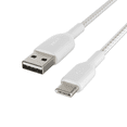 thumbnail image 4 of Cable Trenzado USB-C a USB-A Belkin 2M Blanco, 4 of 6