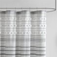 thumbnail image 3 of Rideau de Douche en Fil de Coton Calum avec Pompons Gris, 3 of 5