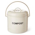 thumbnail image 2 of FRAÎCHE Spring Cream Kitchen Compost Bin, 3 litre, 2 of 5