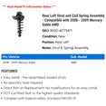 thumbnail image 2 of Rear Left Strut and Coil Spring Assembly - Compatible with 2008 - 2009 Mercury Sable AWD, 2 of 2